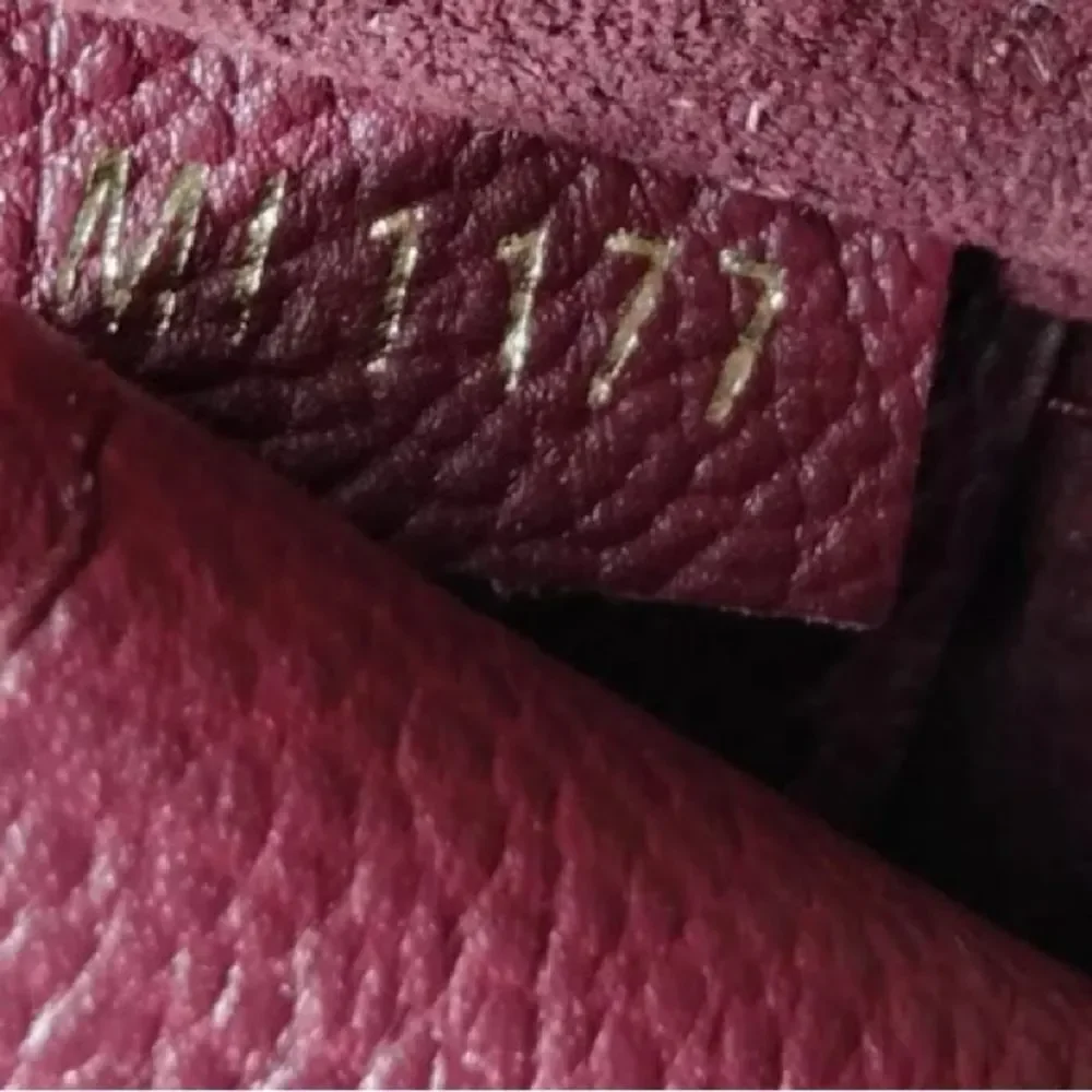 Auth Louis Vuitton Brown Maroon LV Florine Monogram 2way Satchel